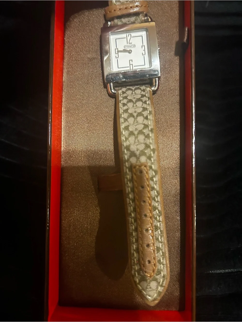 Vintage Coach Signature Watch - needs battery
